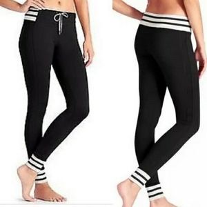 Athleta Varsity Jogger Yoga Pants Leggings Navy Blue Medium